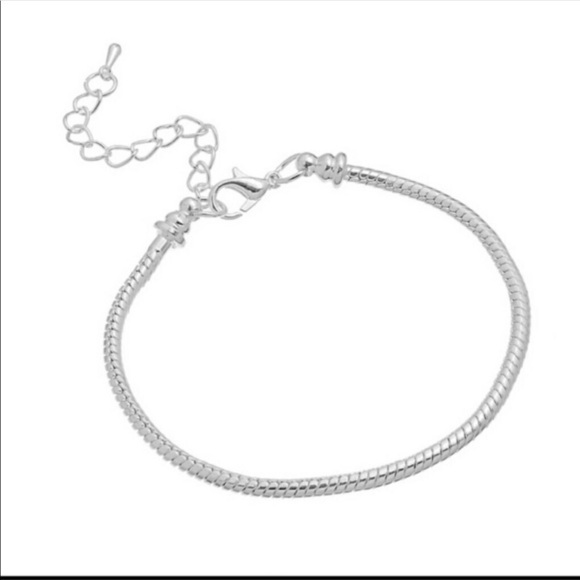 NEW Silver Snake 3mm Chain Bracelet Lobster Clasp - Picture 3 of 5